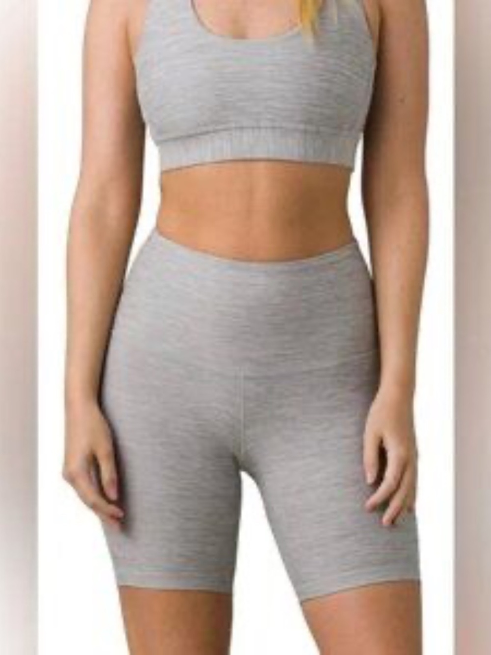 NWT PrAna Kimble Bike Shorts in Carbon Heather-XL-New